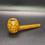 PIPE DE AYAHUASCA - Handmade with polished Ayahuasca Heaven, Original item of unique collection.